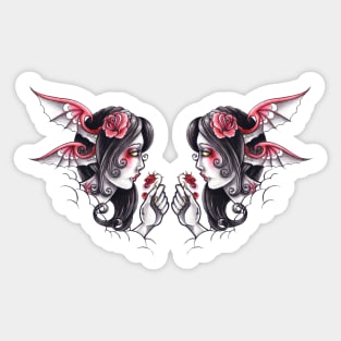 Dead Roses Sticker